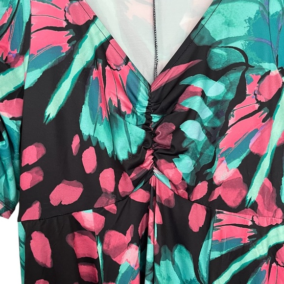 NWT Mini Studio Knit Cinch Front Skater Dress |18/20 - Picture 5 of 12